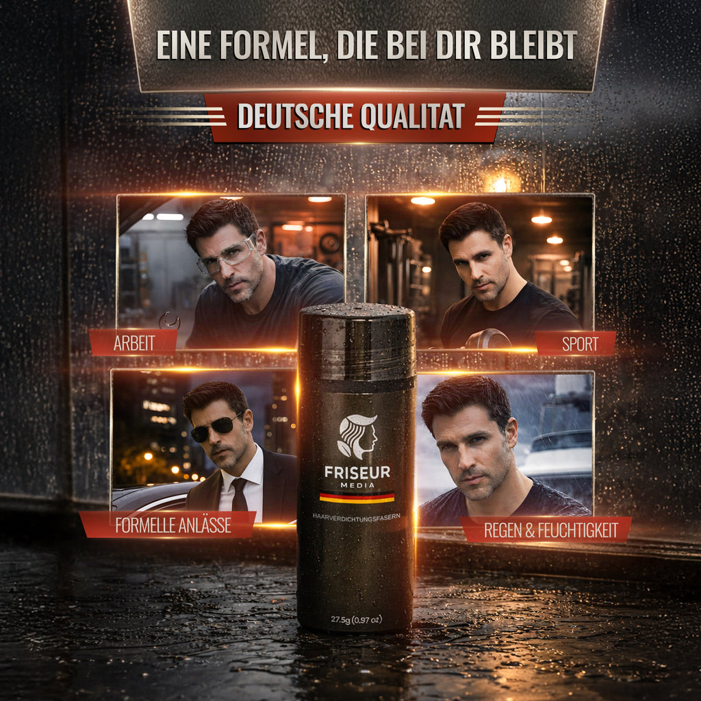 FriseurMedia 3-in-1 Haarverdichtungs-Set