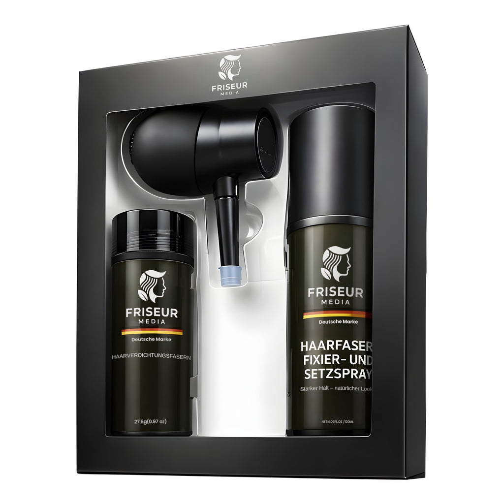 FriseurMedia 3-in-1 Haarverdichtungs-Set